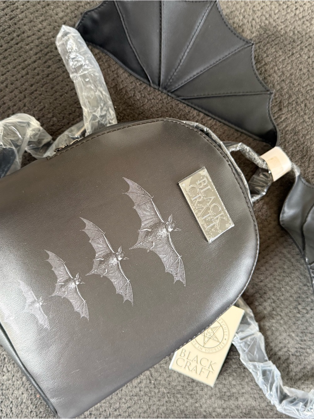 Blackcraft Bat Graphic Backpack